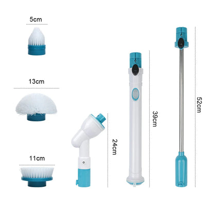 Draadloze Borstel Schoonmaakset 3-in-1 voor Keuken en Badkamer - Velinix