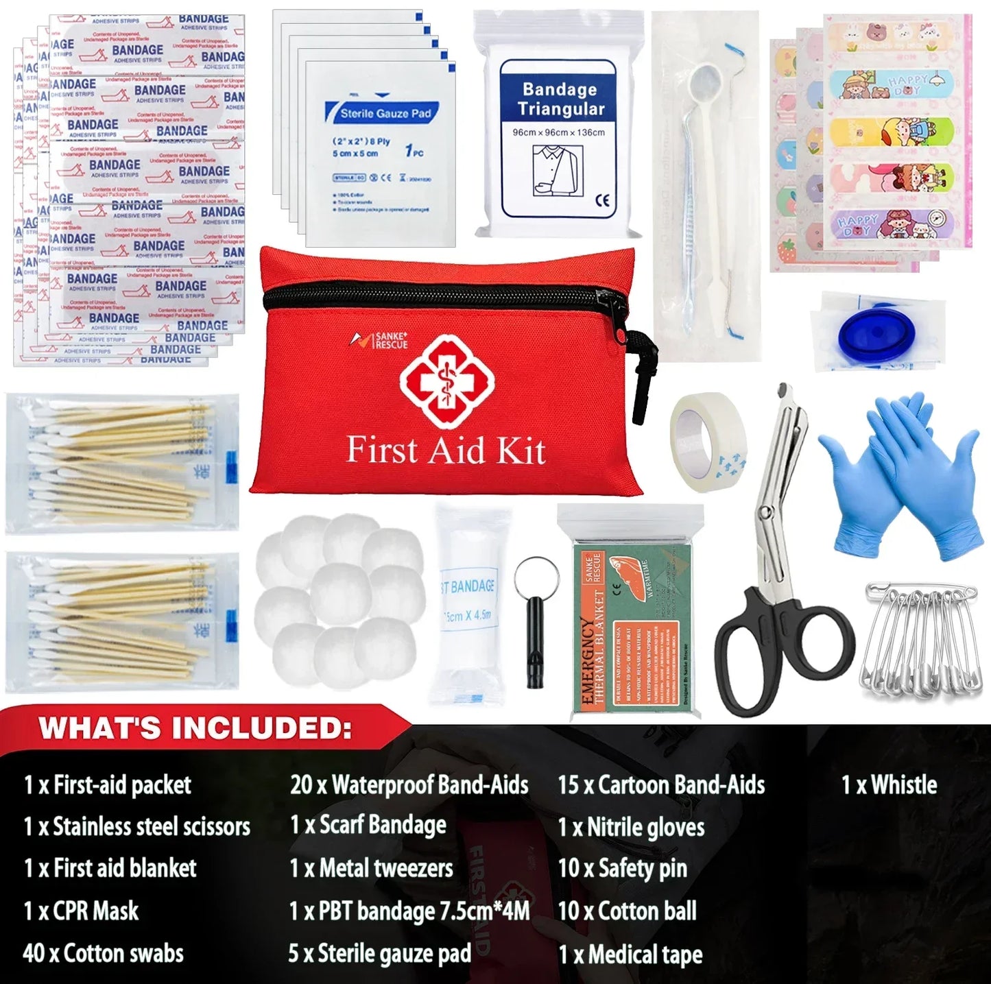 Noodpakket Outdoor Survival Kit voor Crisis