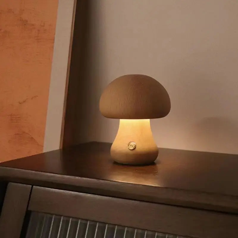 Houten Lamp Massief Hout Gezellige Sfeer