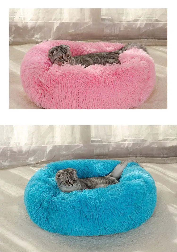 Pluche Hondenbed Luxe Wasbaar voor Honden en Katten
