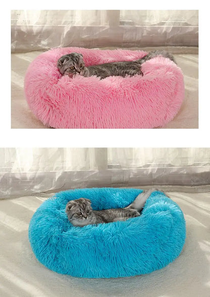 Pluche Hondenbed Luxe Wasbaar voor Honden en Katten