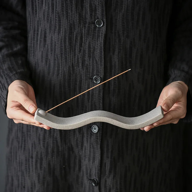 Keramische Wierookhouder Zen Design voor Wierookstokjes