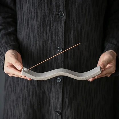 Keramische Wierookhouder Zen Design voor Wierookstokjes