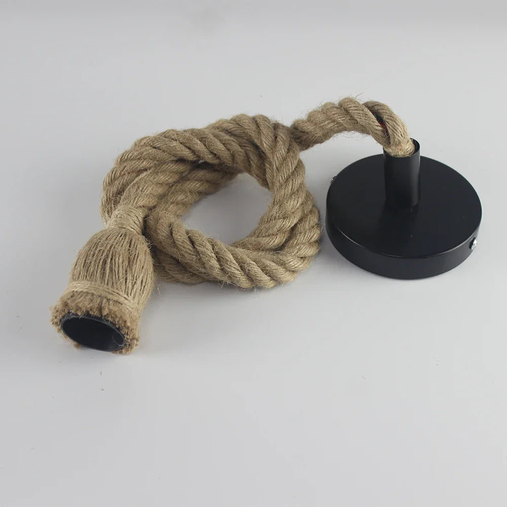Hanglamp Handgemaakt van Henneptouw Boheemse Stijl - Velinix