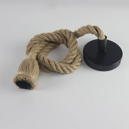 Hanglamp Handgemaakt van Henneptouw Boheemse Stijl - Velinix