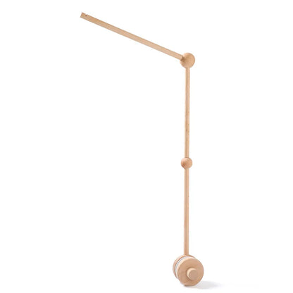 Houten Wiegmobiel met Vilt Beer Zachte Baby Mobiel