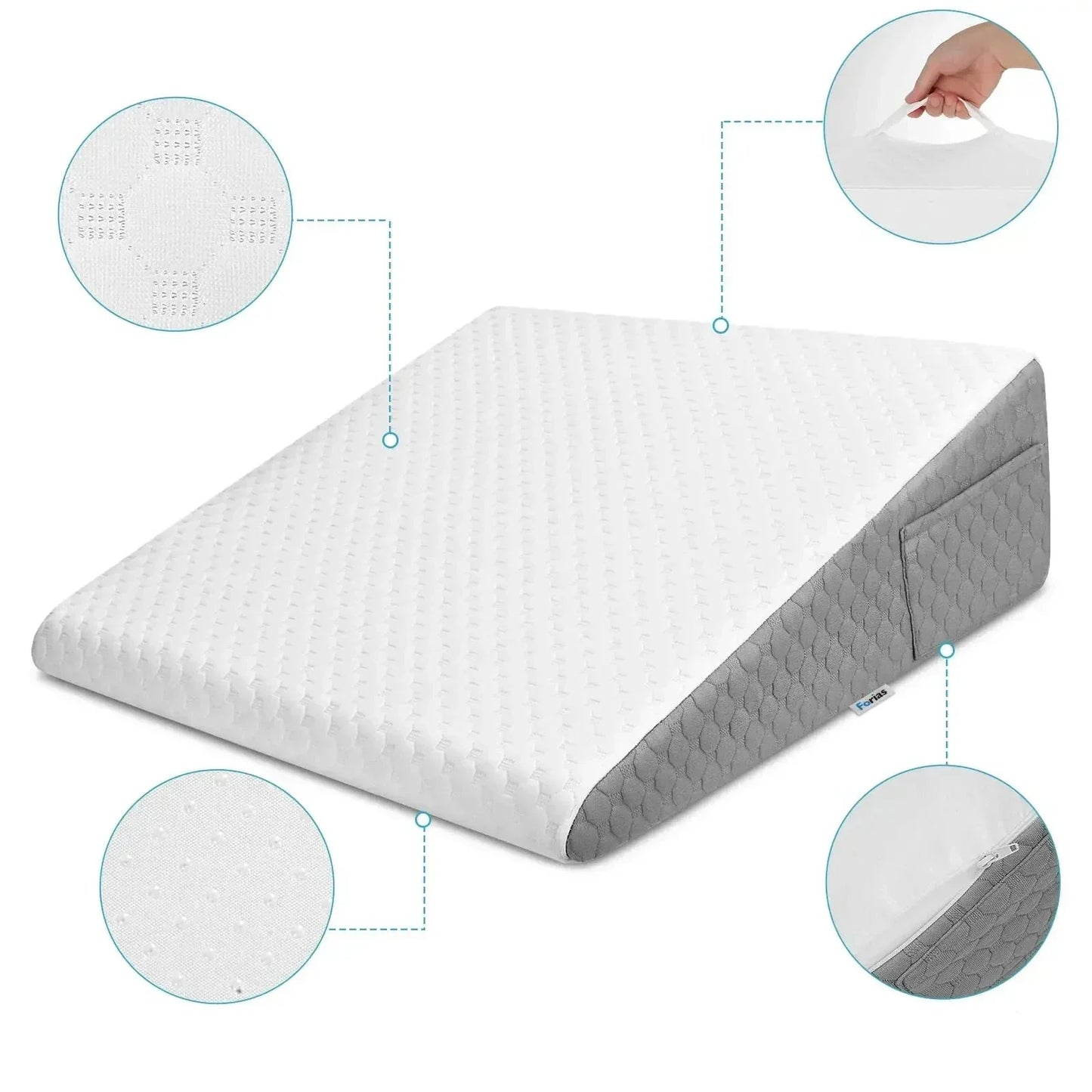 Orthopedische Slaapwedge voor Betere Bloedsomloop