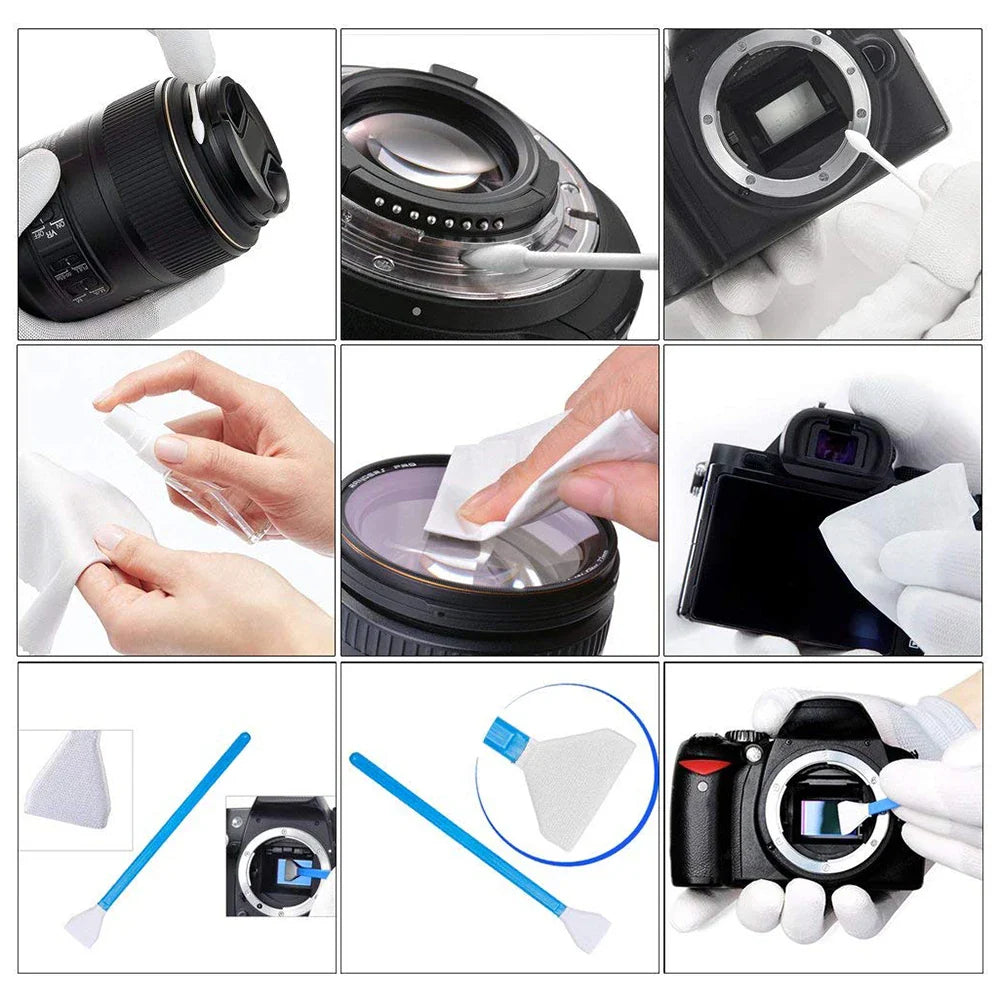 Lensreiniger OptiClean voor Camera en Bril Lenzen - Velinix
