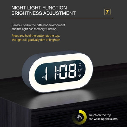 Digitale Wekker met Nachtlicht en Snoozefunctie