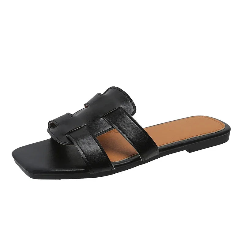 Zachte Latex Sandalen met Open Vamp Design - Velinix