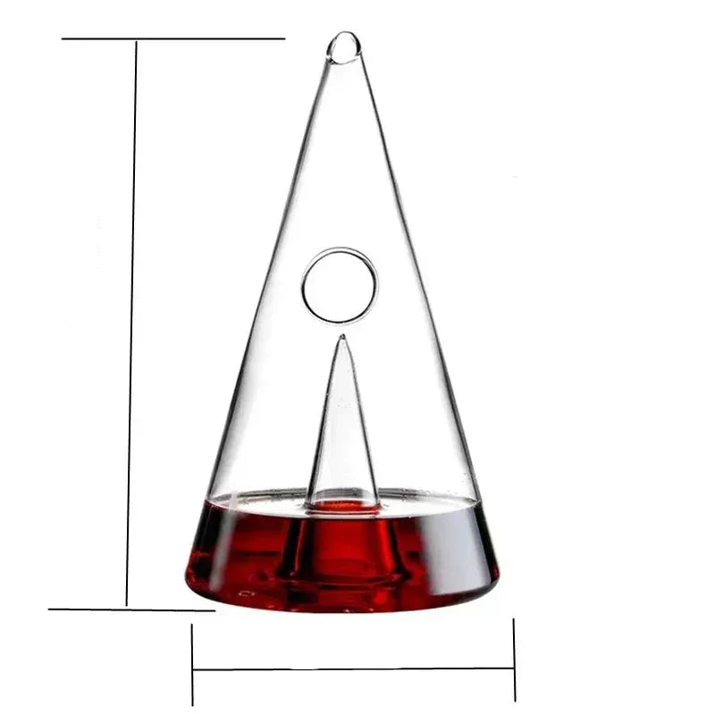 Wijngieter met Karaf Glas en Separator Snel en Efficiënt