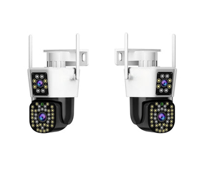 ShieldSight - Set van 2 beveiligingscamera's met dubbele lens | 6MP HD, kleuren nachtzicht en bewegingsdetectie 3