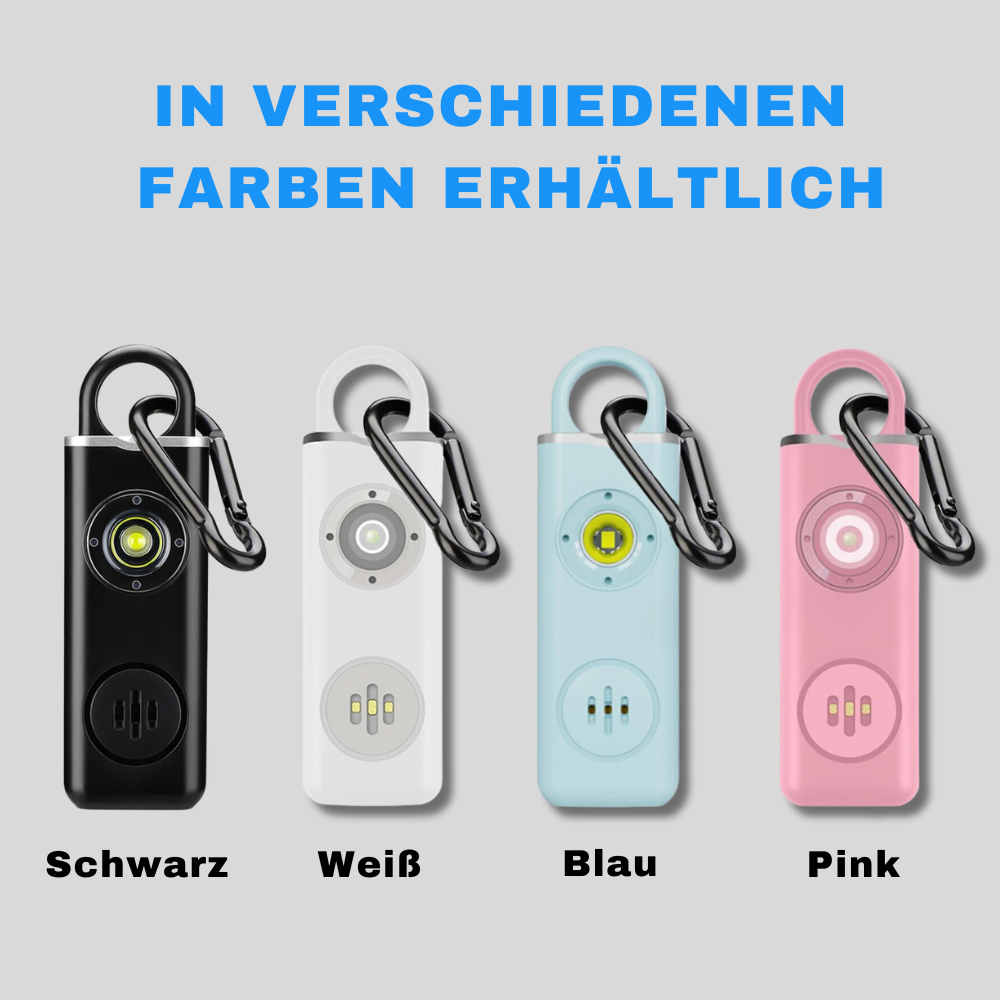 Persoonlijke Bodyguard Alarm met Sirene en LED-Licht - Velinix