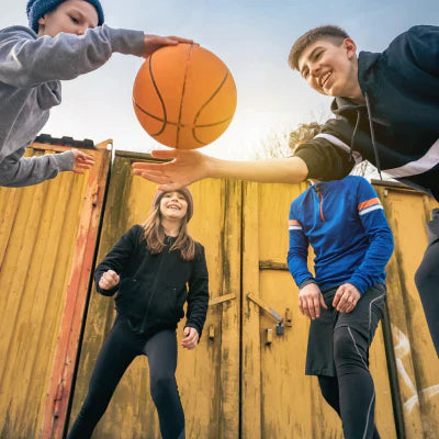 Basketbal SilentHoop - Geluidloos Binnen en Buiten Speelbaar - Velinix