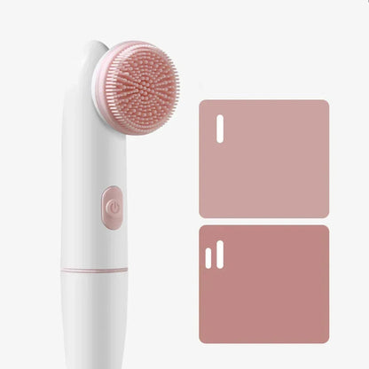 SilkiGlow - Zachte siliconenborstel met gezichtsreiniger en huidmassager 1