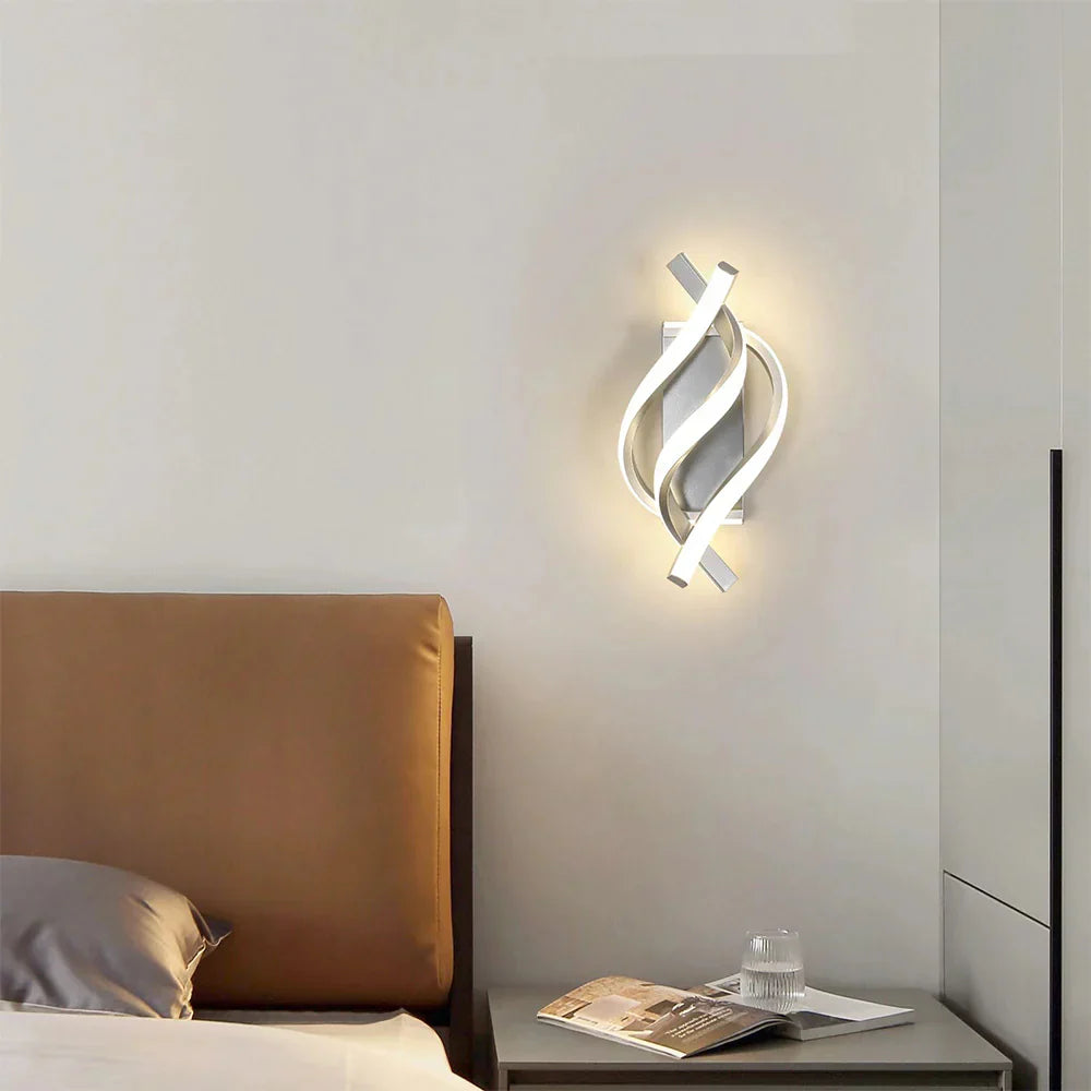 LED Wandlamp Spiraal Modern Design Dimbaar