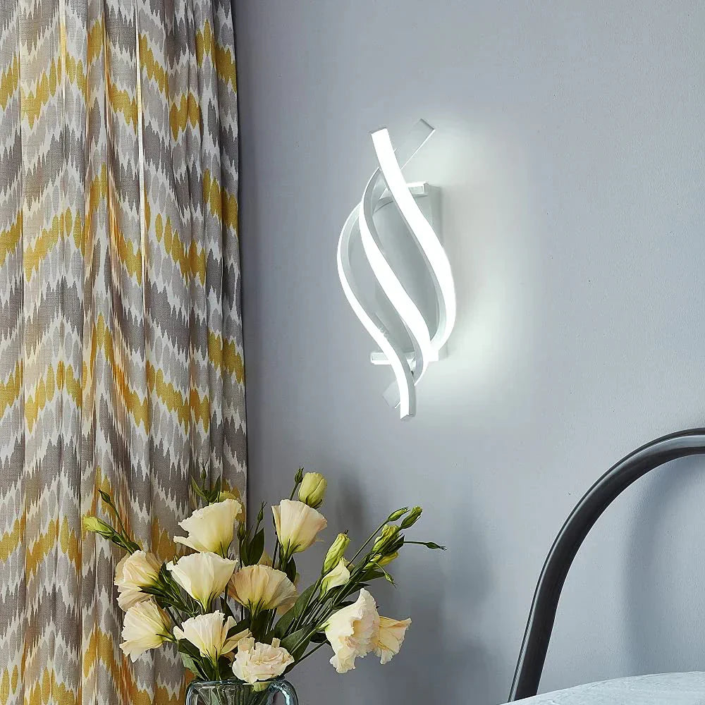 LED Wandlamp Spiraal Modern Design Dimbaar