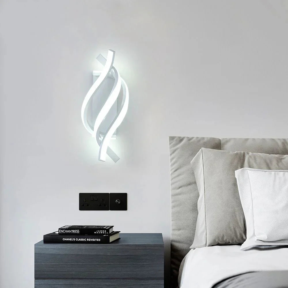 LED Wandlamp Spiraal Modern Design Dimbaar