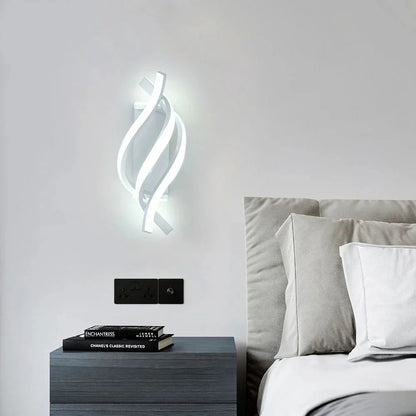 LED Wandlamp Spiraal Modern Design Dimbaar