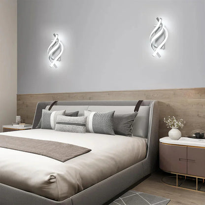 LED Wandlamp Spiraal Modern Design Dimbaar