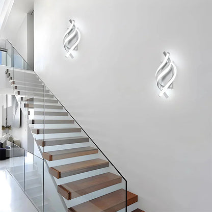 LED Wandlamp Spiraal Modern Design Dimbaar