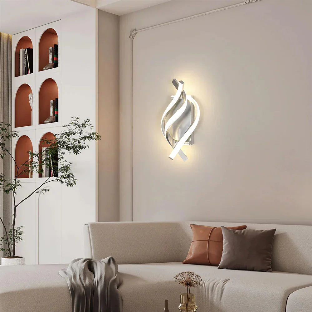 LED Wandlamp Spiraal Modern Design Dimbaar