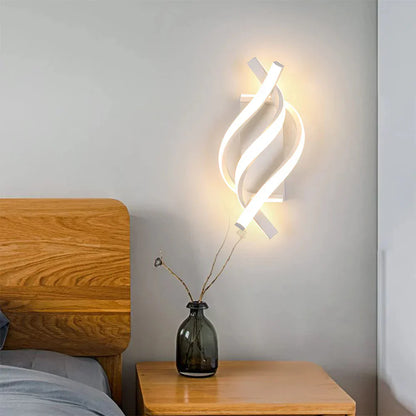 LED Wandlamp Spiraal Modern Design Dimbaar