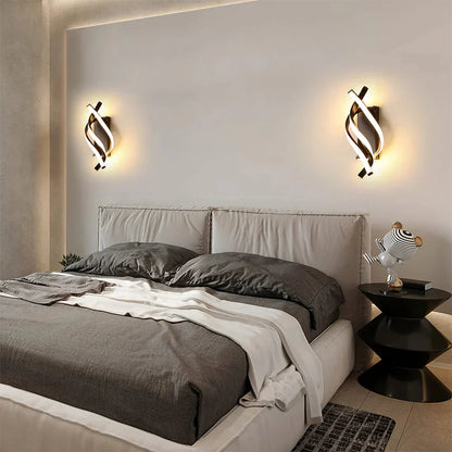 LED Wandlamp Spiraal Modern Design Dimbaar