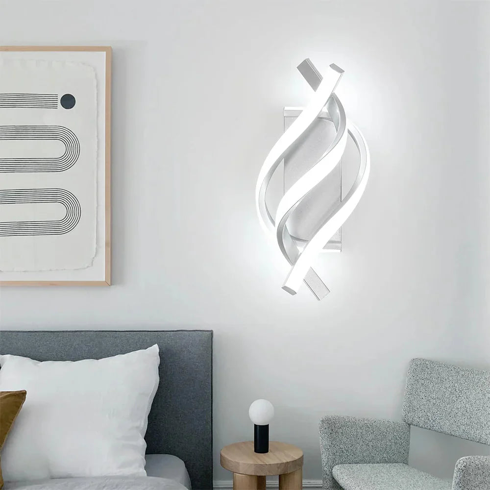LED Wandlamp Spiraal Modern Design Dimbaar