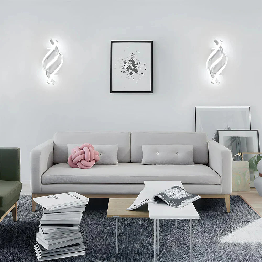 LED Wandlamp Spiraal Modern Design Dimbaar