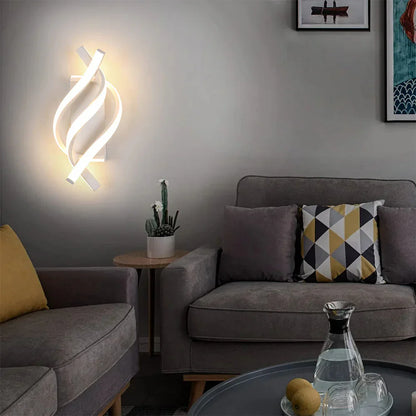 LED Wandlamp Spiraal Modern Design Dimbaar