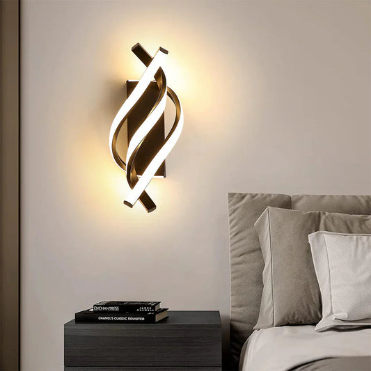 LED Wandlamp Spiraal Modern Design Dimbaar - Velinix