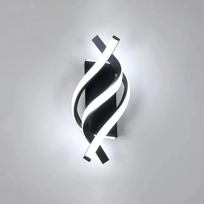 LED Wandlamp Spiraal Modern Design Dimbaar
