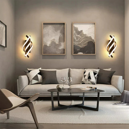 LED Wandlamp Spiraal Modern Design Dimbaar