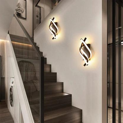 LED Wandlamp Spiraal Modern Design Dimbaar