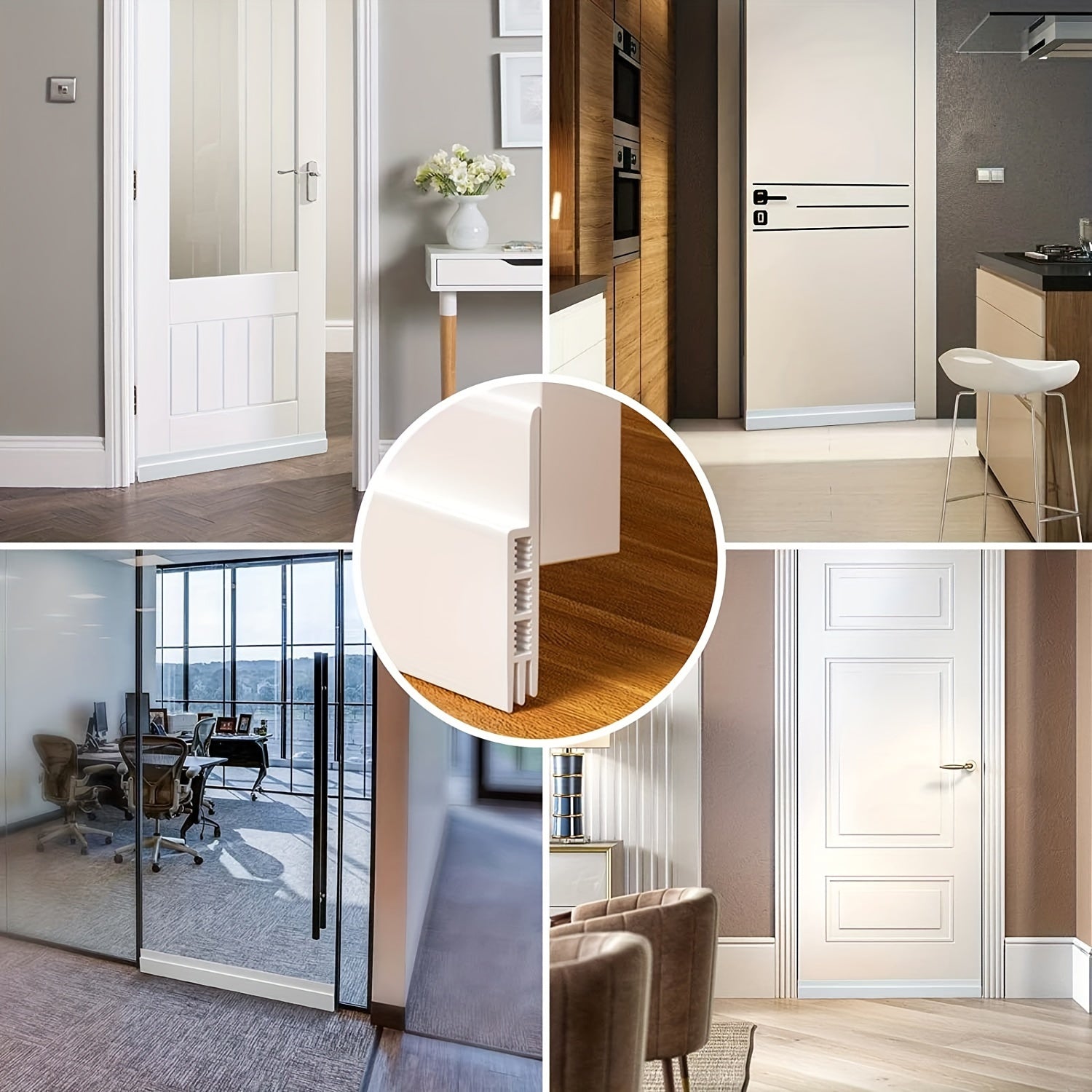 SimpleFix™ TochtGuard – Zelfklevende Tochtstrip voor Deuren & Ramen