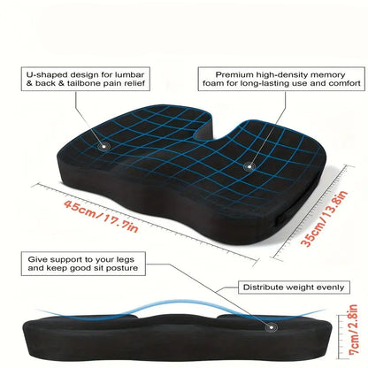 SitSupport™ Orthopedisch Zitkussen - Comfort & Houding Correctie