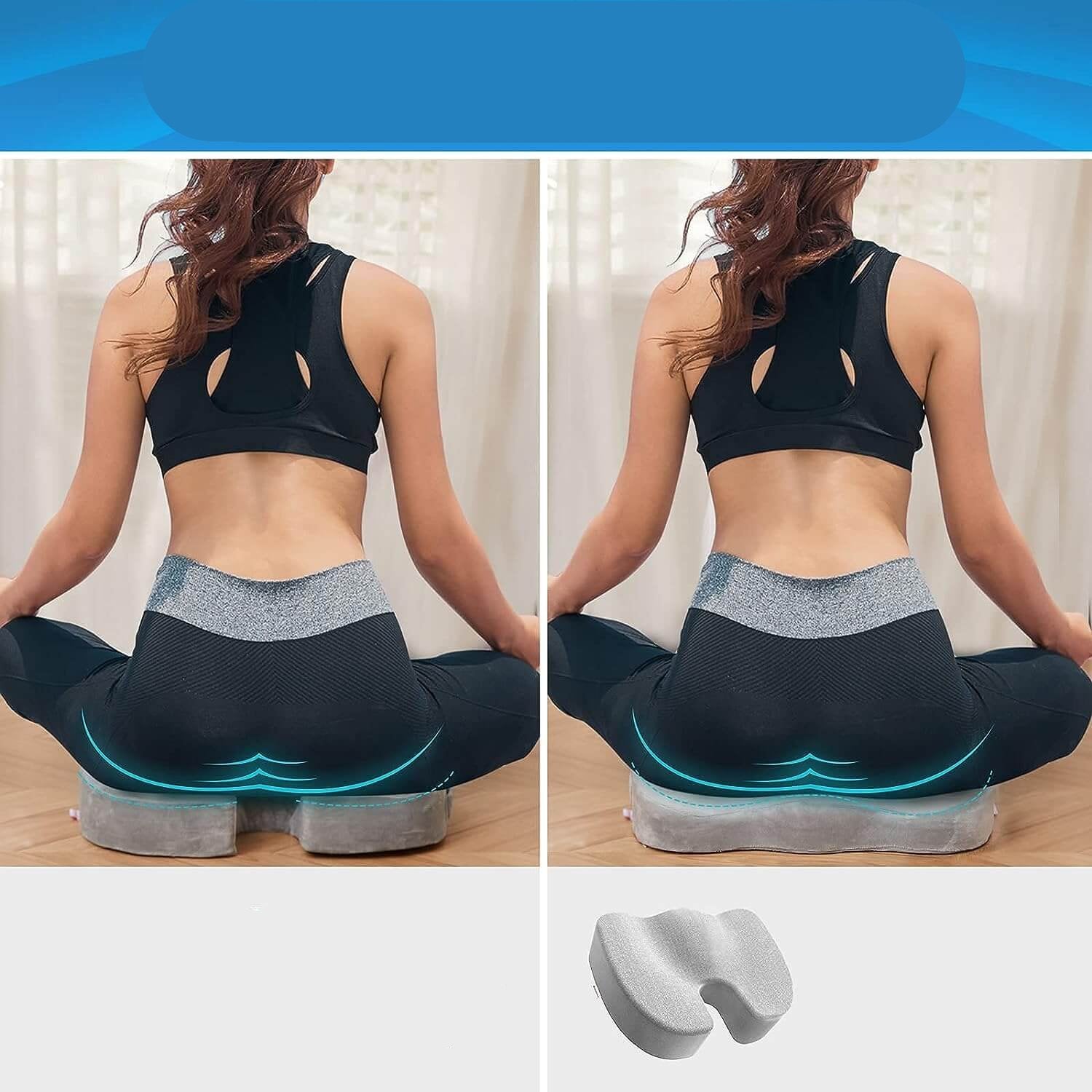 SitSupport™ Orthopedisch Zitkussen - Comfort & Houding Correctie