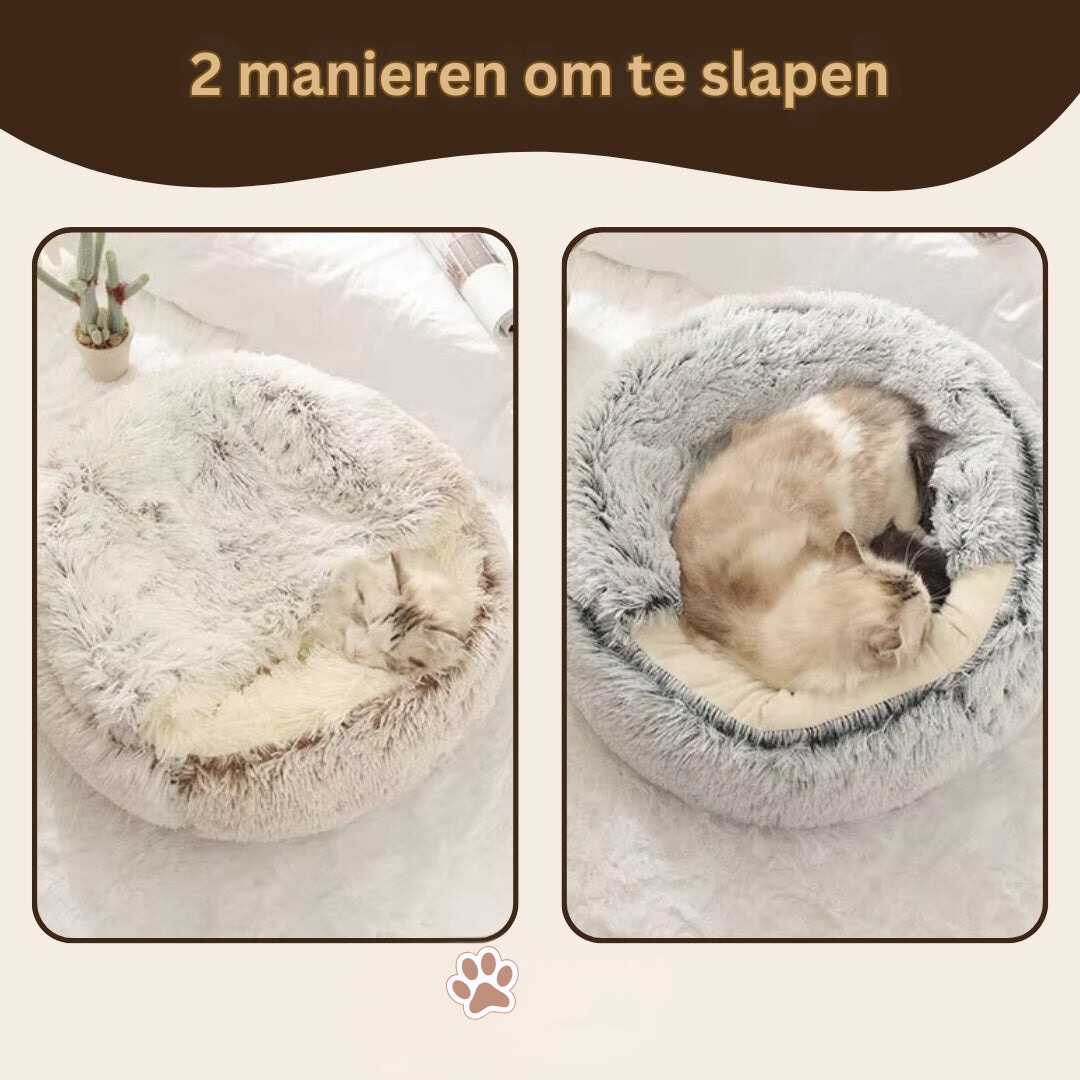 Kattenbed Warm en Knus voor Ontspanning