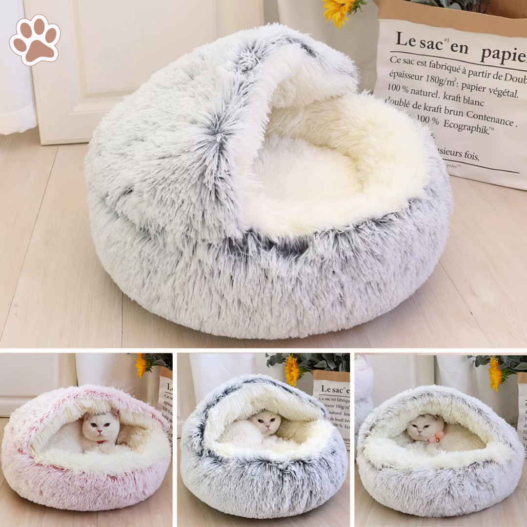 Kattenbed Warm en Knus voor Ontspanning - Velinix