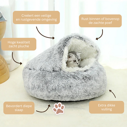 Kattenbed Warm en Knus voor Ontspanning