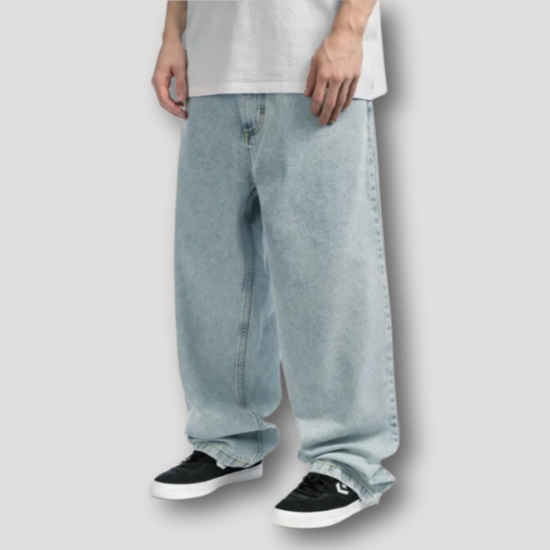 Skate Jeans Wijde Pijp Denim Baggy Streetwear