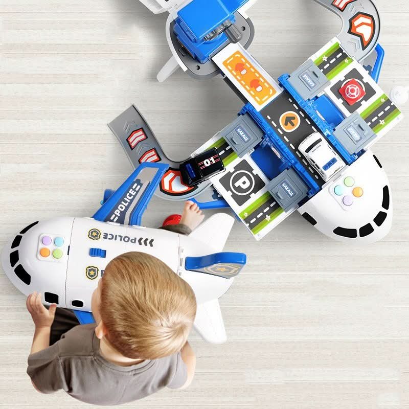 Vliegtuig Speelset met Voertuigen en AirPlay Functie voor Kinderen