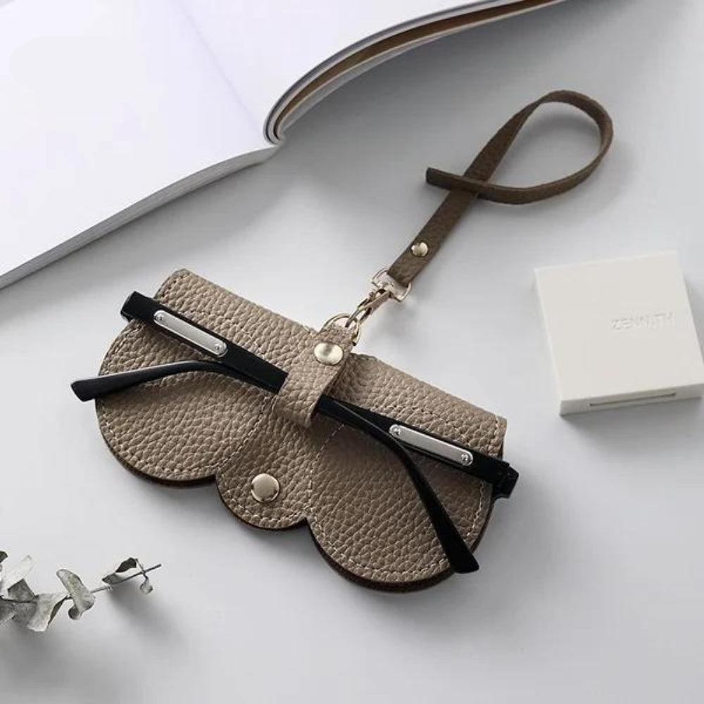 Leren Brillenhoes Luxe Beschermhoes voor Bril