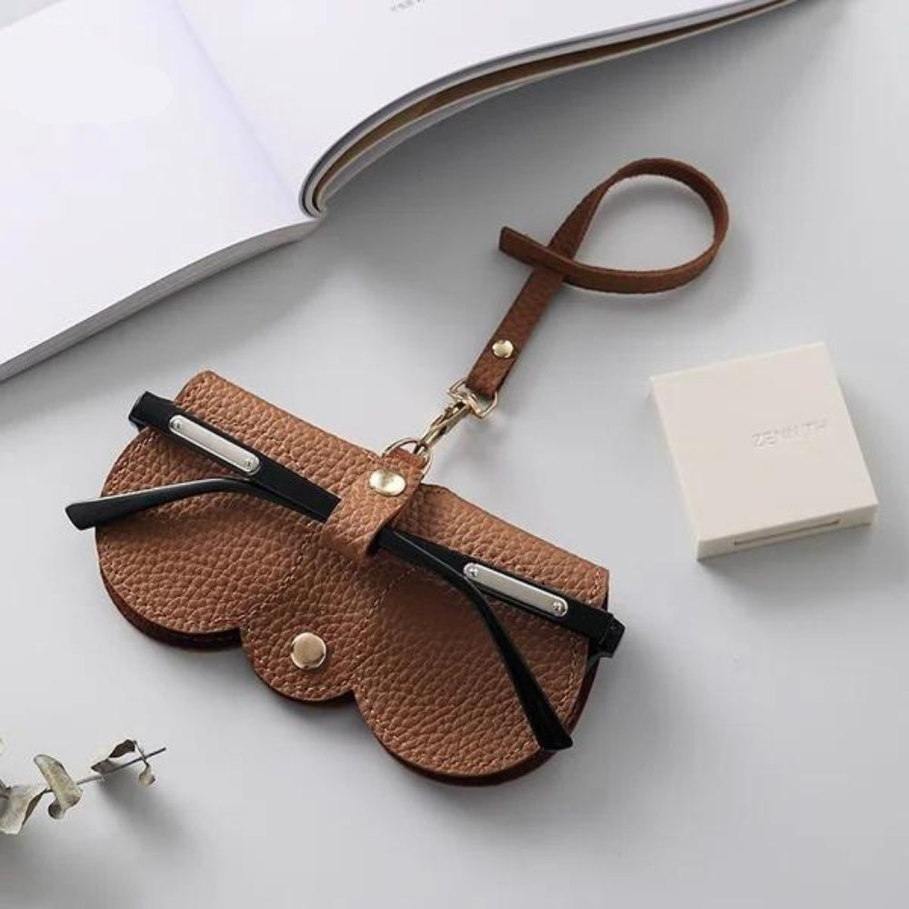 Leren Brillenhoes Luxe Beschermhoes voor Bril