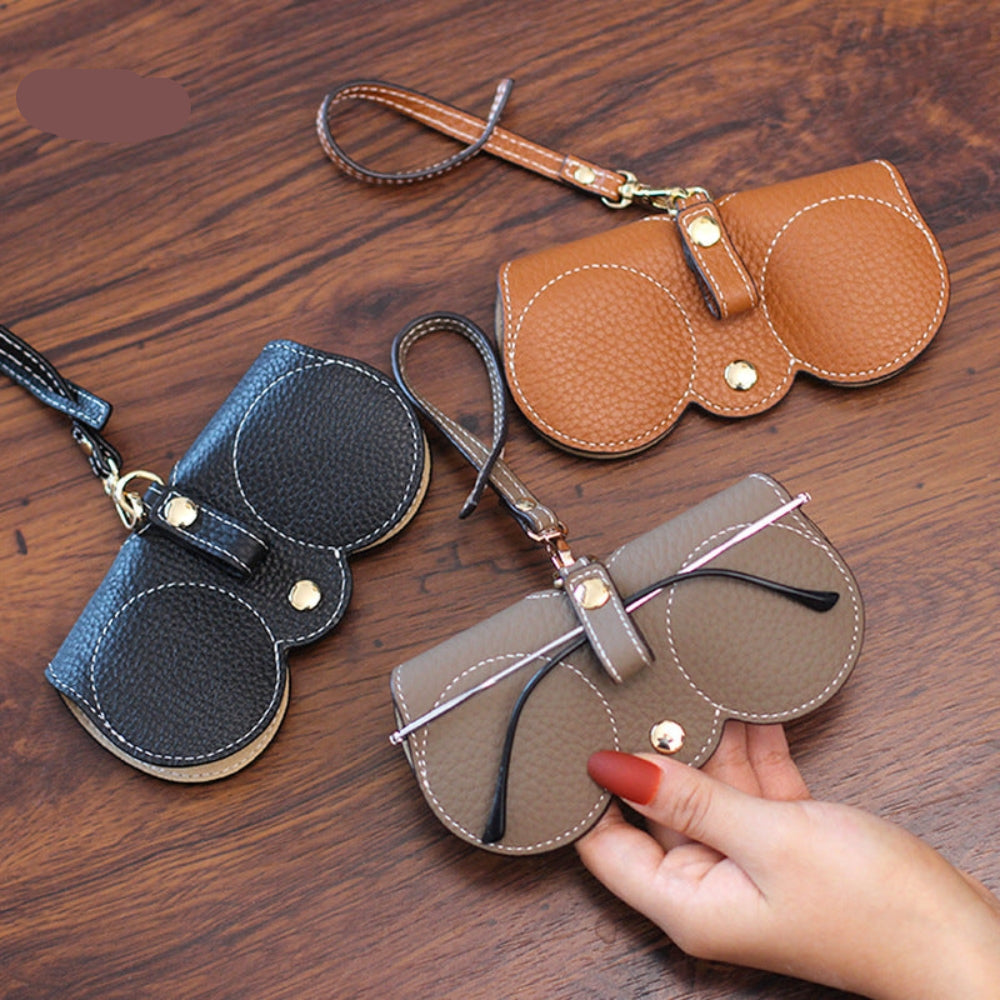 Leren Brillenhoes Luxe Beschermhoes voor Bril