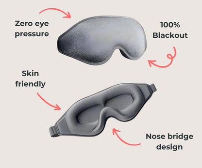 Slaapmasker Zacht Luxe voor Betere Slaap