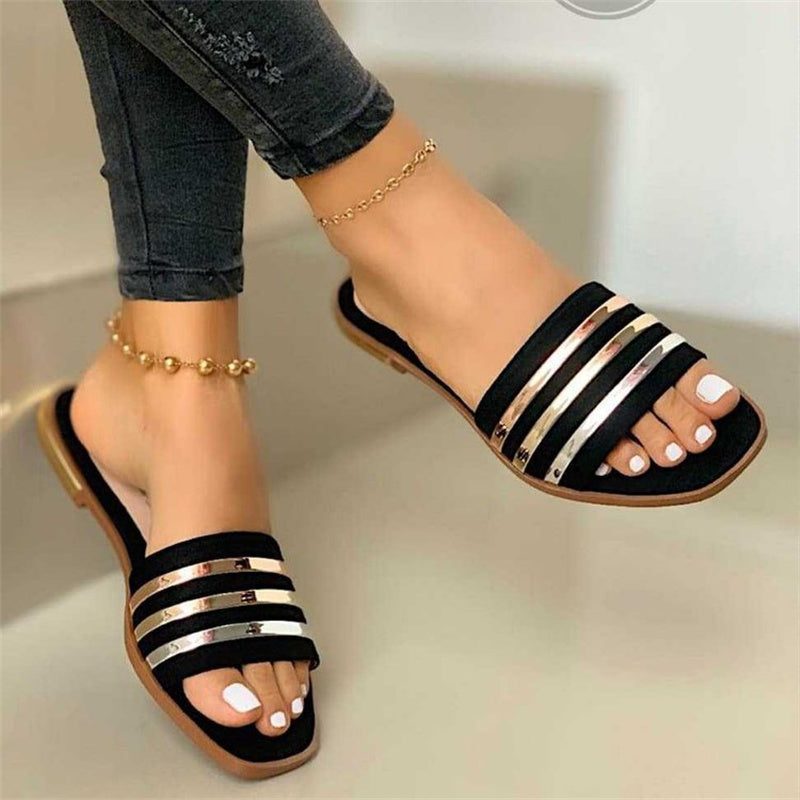 Slidevita™ – Dames Elegante Slides met Antislip Comfort en Platte Hak-3