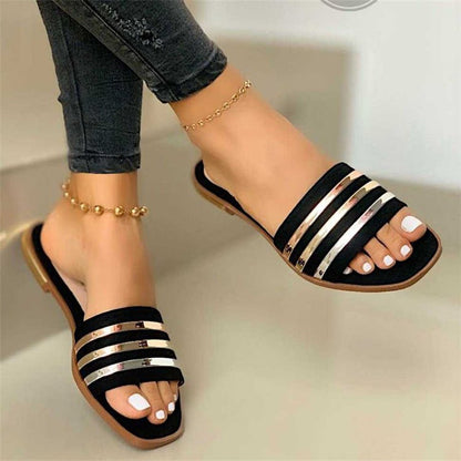 Slidevita™ – Dames Elegante Slides met Antislip Comfort en Platte Hak-3