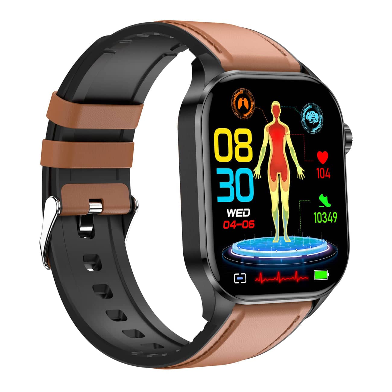 SmartHealth Smartwatch – ECG-, bloeddruk- en hartslagmeter – Compatibel met iOS en Android 11